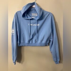 I am unwell Call Her Daddy cropped hoodie